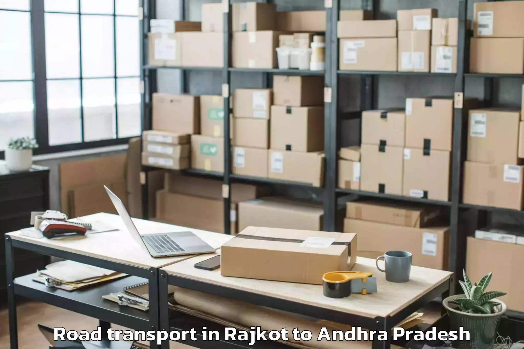 Top Rajkot to Nandyala Road Transport Available